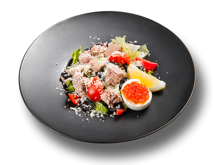 Микс-салата с тунцом